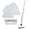 image:imageOVENTE Steam Mop Replacement Pads for ST405W Pack of 4 White ACPST4054White  Pack of 4