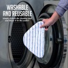 image:imageOVENTE Steam Mop Replacement Pads for ST405W Pack of 4 White ACPST4054White  Pack of 4