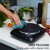 image:imageOVENTE 1000W 7 Ceramic amp 725 Cast Iron Electric Single Burners Bundle