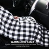 image:imageOVENTE 12V Electric Travel Blanket for Car SUV or RV Black Plaid BL4602BW