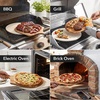 image:imageOVENTE 13Inch Pizza Making Set 6Piece Kit with Cutter and Rack BWS513