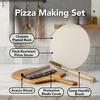 image:imageOVENTE 13Inch Pizza Making Set 6Piece Kit with Cutter and Rack BWS513