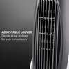 image:imageOVENTE 32 Bladeless Tower Fan90 Oscillation 3 Speeds White TFO3SWSilver