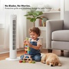image:imageOVENTE 32 Bladeless Tower Fan90 Oscillation 3 Speeds White TFO3SWWhite