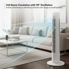 image:imageOVENTE 32 Bladeless Tower Fan90 Oscillation 3 Speeds White TFO3SWWhite