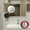 image:imageOVENTE 7 Wall Mounted Lighted Makeup Mirror Nickel Brushed MFW70BR1X10XAntique Bronze