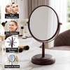 image:imageOVENTE 8 Tabletop Magnifying Makeup Mirror Polished Chrome MNLMT80CH1X7XAntique Bronze