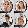image:imageOVENTE 8 Tabletop Magnifying Makeup Mirror Polished Chrome MNLMT80CH1X7XAntique Bronze