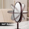 image:imageOVENTE 8 Tabletop Magnifying Makeup Mirror Polished Chrome MNLMT80CH1X7XAntique Bronze