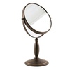 image:imageOVENTE 8 Tabletop Magnifying Makeup Mirror Polished Chrome MNLMT80CH1X7XAntique Bronze