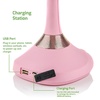 image:imageOVENTE 8 Tabletop Magnifying Makeup Mirror Polished Chrome MNLMT80CH1X7XBaby Pink