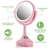 image:imageOVENTE 8 Tabletop Magnifying Makeup Mirror Polished Chrome MNLMT80CH1X7XBaby Pink