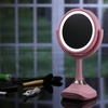 image:imageOVENTE 8 Tabletop Magnifying Makeup Mirror Polished Chrome MNLMT80CH1X7XBaby Pink