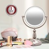 image:imageOVENTE 8 Tabletop Magnifying Makeup Mirror Polished Chrome MNLMT80CH1X7XNickel Brushed