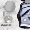 image:imageOVENTE 8 Tabletop Magnifying Makeup Mirror Polished Chrome MNLMT80CH1X7XNickel Brushed
