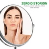 image:imageOVENTE 8 Tabletop Magnifying Makeup Mirror Polished Chrome MNLMT80CH1X7XPolished Chrome
