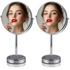 image:imageOVENTE 8 Tabletop Magnifying Makeup Mirror Polished Chrome MNLMT80CH1X7XPolished Chrome