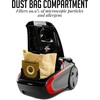image:imageOVENTE Bagless Canister Vacuum Cleaner 1200W Power Suction Black ST2000St1600b  Acpst16041