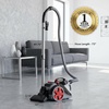 image:imageOVENTE Bagless Canister Vacuum Cleaner 1200W Power Suction Black ST2000St2010