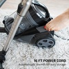 image:imageOVENTE Bagless Canister Vacuum Cleaner 1200W Power Suction Black ST2000St2620b