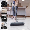 image:imageOVENTE Carpet Rake Rubber Broom with Squeegee Set Grey CT2504GY
