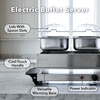image:imageOVENTE Electric Buffet Server amp Food Warmer with Two 15 Qt Silver FW152S2 Chafing Pan  Silver
