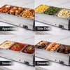 image:imageOVENTE Electric Buffet Server amp Food Warmer with Two 15 Qt Silver FW152S3 Chafing Pan  Silver