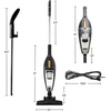 image:imageOVENTE Electric Corded Stick Vacuum 600W Motor Black ST101BGDBlack