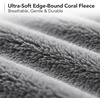 image:imageOVENTE Electric Heated Blanket 50x60 10 Heat Settings Grey BL5810G