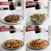 image:imageOVENTE Electric Salt amp Pepper Set Battery Operated Silver SPD112SBlackWhite