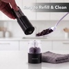 image:imageOVENTE Electric Salt amp Pepper Set Battery Operated Silver SPD112SBlackWhite