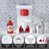 image:imageOVENTE Electric Shaved Ice Machine 2 Shaving Settings 45W White ICR2037WRed