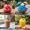 image:imageOVENTE Electric Shaved Ice Machine 2 Shaving Settings 45W White ICR2037WRed