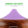 image:imageOVENTE Essential Oil Aromatherapy Diffuser 338 Oz with Cool Air Humidifier amp LED Lights Ultrasonic Humidifier Tech with Auto Power Off and Low Noise Quiet for Home Office Bedroom White DF4695DW