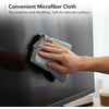 image:imageOVENTE Microfiber Duster Cleaning Set Extendable Handle Grey CTD1526GY