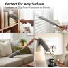 image:imageOVENTE Microfiber Duster Cleaning Set Extendable Handle Grey CTD1526GY