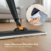 image:imageOVENTE Microfiber Spray Mop with 650ml Refillable Bottle Black CTM121BGD