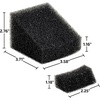 image:imageOVENTE Motor Sponge Filter Replacement for ST2620 Series Black ACPST2681