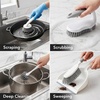 image:imageOVENTE Multipurpose Household Deep Cleaning Brush Set White CTB018WGY