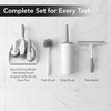 image:imageOVENTE Multipurpose Household Deep Cleaning Brush Set White CTB018WGY