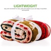image:imageOVENTE Sherpa Throw Blanket 50x60 Reindeer Design Red BLN4688