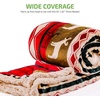 image:imageOVENTE Sherpa Throw Blanket 50x60 Reindeer Design Red BLN4688