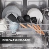 image:imageOVENTE Silicone Cooking Utensils Set 17pcs Heat Resistant Grey SPS17GBlack