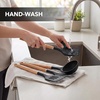 image:imageOVENTE Silicone Cooking Utensils Set 17pcs Heat Resistant Grey SPS17GBlack