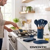 image:imageOVENTE Silicone Cooking Utensils Set 17pcs Heat Resistant Grey SPS17GBlue