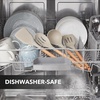 image:imageOVENTE Silicone Cooking Utensils Set 17pcs Heat Resistant Grey SPS17GCream