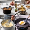 image:imageOVENTE Silicone Cooking Utensils Set 17pcs Heat Resistant Grey SPS17GGray