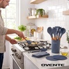image:imageOVENTE Silicone Cooking Utensils Set 17pcs Heat Resistant Grey SPS17GGray