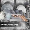 image:imageOVENTE Silicone Cooking Utensils Set 17pcs Heat Resistant Grey SPS17GGray