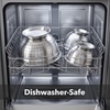 image:imageOVENTE Stainless Steel Mixing Bowl Set of 3 with Lids Silver BM46333S5  3  15 Quarts